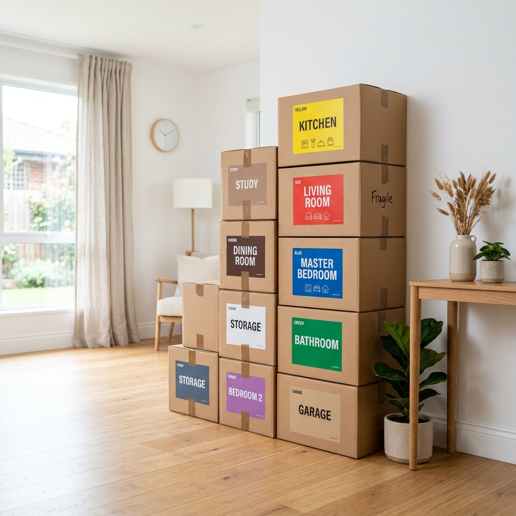 5 consejos clave para organizar tus cajas de mudanza